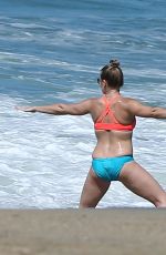 HILARY DUFF in Bikini on the Beach in Mexico 02/04/2017