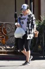 HILARY DUFF Leaves Il Tramezzino in Studio City 01/30/2017
