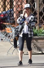 HILARY DUFF Leaves Il Tramezzino in Studio City 01/30/2017