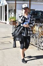 HILARY DUFF Leaves Il Tramezzino in Studio City 01/30/2017