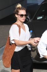 HILARY DUFF Out in Beverly Hills 02/13/2017