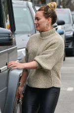 HILARY DUFF Out in West Hollywood 02/21/2017