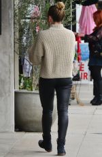 HILARY DUFF Out in West Hollywood 02/21/2017