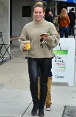 HILARY DUFF Out in West Hollywood 02/21/2017