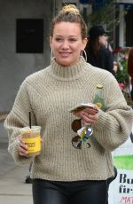 HILARY DUFF Out in West Hollywood 02/21/2017
