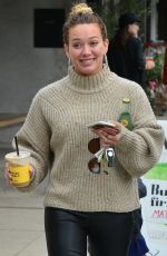 HILARY DUFF Out in West Hollywood 02/21/2017