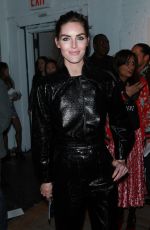 HILARY RHODA at Zac Posen Fashion Show at New York Fashion Week 02/14/2017