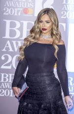 HOLLY HAGAN at Brit Awards 2017 in London 02/22/2017