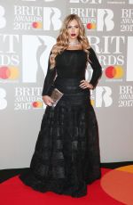 HOLLY HAGAN at Brit Awards 2017 in London 02/22/2017