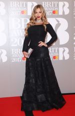 HOLLY HAGAN at Brit Awards 2017 in London 02/22/2017