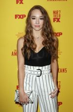 HOLLY TAYLOR at The Americans Season 5 Premiere in New York 02/25/2017