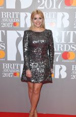 HOLLY WILLOUGHBY at Brit Awards 2017 in London 02/22/2017