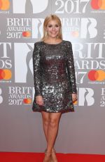 HOLLY WILLOUGHBY at Brit Awards 2017 in London 02/22/2017