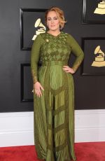 ADELE at 59th Annual Grammy Awards in Los Angeles 02/12/2017