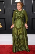 ADELE at 59th Annual Grammy Awards in Los Angeles 02/12/2017