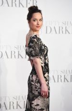 DAKOTA JOHSNON at Fifty Shades Darker Premiere in London 02/09/2017