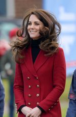 KATE MIDDLETON Visits Raf Cadets in Stamford 02/14/2017