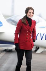 KATE MIDDLETON Visits Raf Cadets in Stamford 02/14/2017