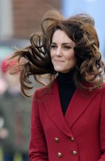 KATE MIDDLETON Visits Raf Cadets in Stamford 02/14/2017