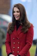 KATE MIDDLETON Visits Raf Cadets in Stamford 02/14/2017