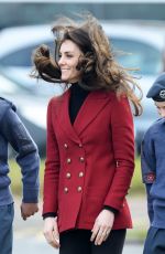 KATE MIDDLETON Visits Raf Cadets in Stamford 02/14/2017