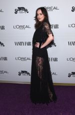 DAKOTA JOHNSON at Vanity Fair and L’Oreal Paris Toast to Young Hollywood in West Hollywood 02/21/2017