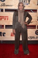 IBTIHAJ MUHAMMAD at 13th Annual ESPN Party in Houston 02/03/2017