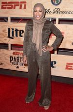 IBTIHAJ MUHAMMAD at 13th Annual ESPN Party in Houston 02/03/2017