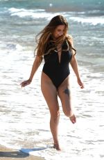 IMOGEN TOWNLEY in Swimsuit at a Beach in Spain 02/02/2017