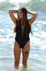 IMOGEN TOWNLEY in Swimsuit at a Beach in Spain 02/02/2017