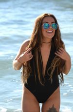 IMOGEN TOWNLEY in Swimsuit at a Beach in Spain 02/02/2017