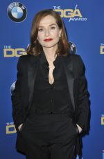 ISABELLE HUPPERT at 69th Annual Directors Guild of America Awards in Beverly Hills 02/04/2017