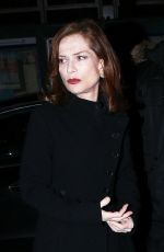 ISABELLE HUPPERT at Westminster Hotel in Paris 01/30/2017