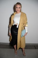 ISKRA LAWRENCE at London Fashion Week in London 02/17/2017