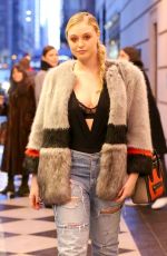 ISKRA LAWRENCE Leaves Plaza Hotel in New York 02/11/2017