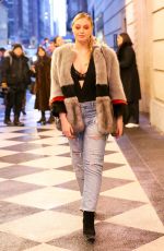 ISKRA LAWRENCE Leaves Plaza Hotel in New York 02/11/2017