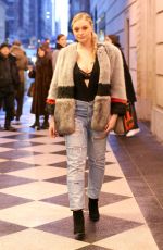 ISKRA LAWRENCE Leaves Plaza Hotel in New York 02/11/2017