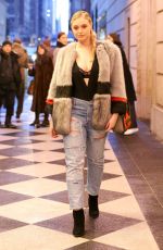 ISKRA LAWRENCE Leaves Plaza Hotel in New York 02/11/2017
