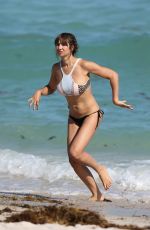JACKIE CRUZ in Bikini at a Beach in Miami 02/05/2017
