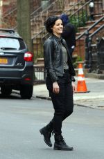 JAIMIE ALEXANDER  on the Set of 