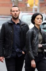 JAIMIE ALEXANDER  on the Set of 