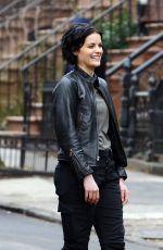 JAIMIE ALEXANDER  on the Set of 