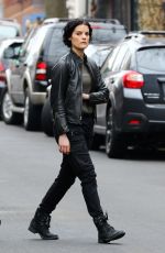 JAIMIE ALEXANDER  on the Set of 