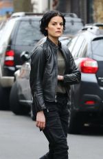 JAIMIE ALEXANDER  on the Set of 