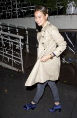 JAMIE CHUNG Leaves Madeo Restaurant in West Hollywood 02/17/2017