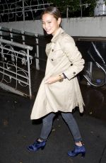 JAMIE CHUNG Leaves Madeo Restaurant in West Hollywood 02/17/2017