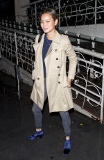 JAMIE CHUNG Leaves Madeo Restaurant in West Hollywood 02/17/2017