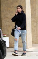 JAMIE LYNN SIGLER in Ripped Jeans Out in Los Angeles 02/27/2017