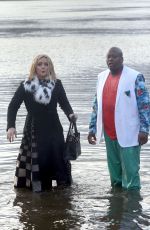 JANE KRAKOWSKI at Unbreakable Kimmy Schmidt Set in New York 02/25/2017