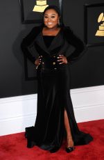 JEKALYN CARR at 59th Annual Grammy Awards in Los Angeles 02/12/2017